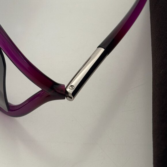 Tom Ford New TF9 Whitney 64mm PURPLE GRADIENT Oversized Women\'s Sunglasses NWB main image 9